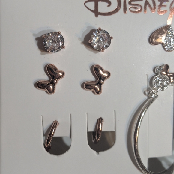 Disney Silver Plated Earring Set of 5 - Picture 3 of 6